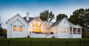 Contemporary Farm House - Back Exterior