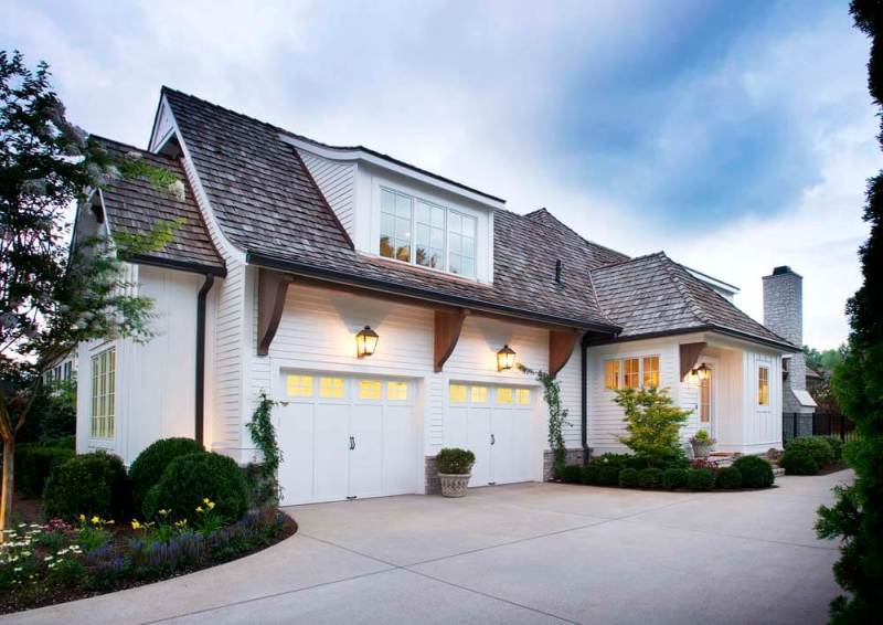 English Craftsman Exterior Garage