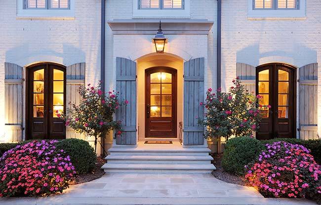 French Manor Door Detail