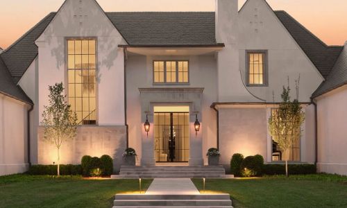 Lynnwood Estate - Modern European Estate by Castle Homes – Front Elevation