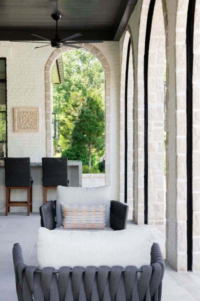 River Song Haven - Arched Porch with Lounge Seating