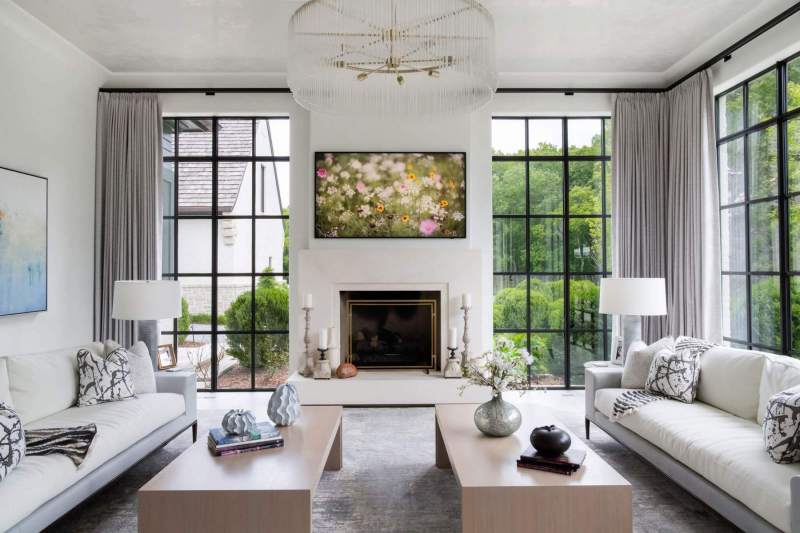 River Song Haven - Symmetrical Living Room Design – Castle Homes