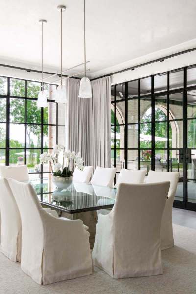 River Song Haven - Glass-Enclosed Dining Room – Castle Homes