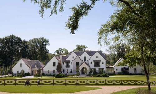 River Song Haven - European-Inspired Front Elevation – Castle Homes