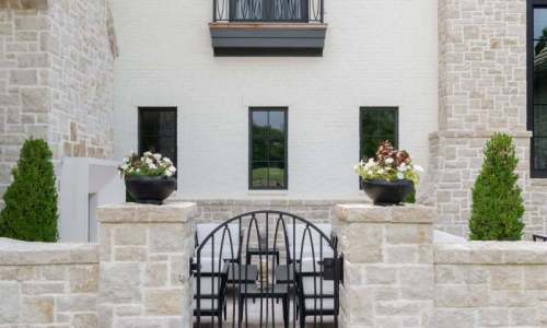 River Song Haven - Stone Courtyard Gate