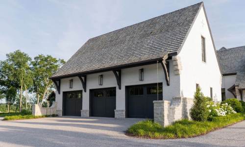River Song Haven - Three-Car Garage Elevation
