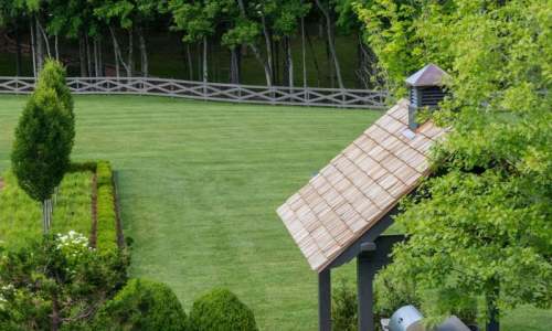 River Song Haven - Landscape Pathway to Pavilion