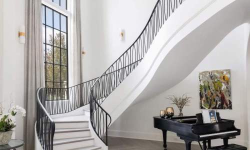 River Song Haven - Grand Staircase and Foyer – Castle Homes