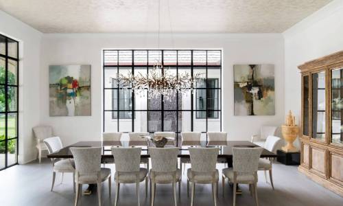 River Song Haven - Symmetrical Dining Room Design – Castle Homes