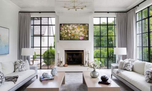 River Song Haven - Symmetrical Living Room Design – Castle Homes