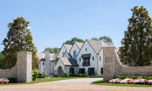 River Song Haven - European-Inspired Front Elevation – Castle Homes