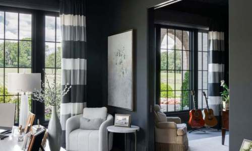 River Song Haven - Modern Study with Dramatic Design – Castle Homes