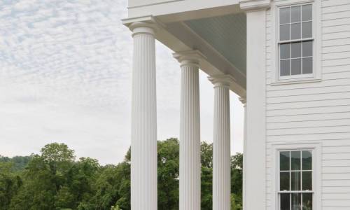 Southern Grandeur - Columned Portico Detail – Castle Homes