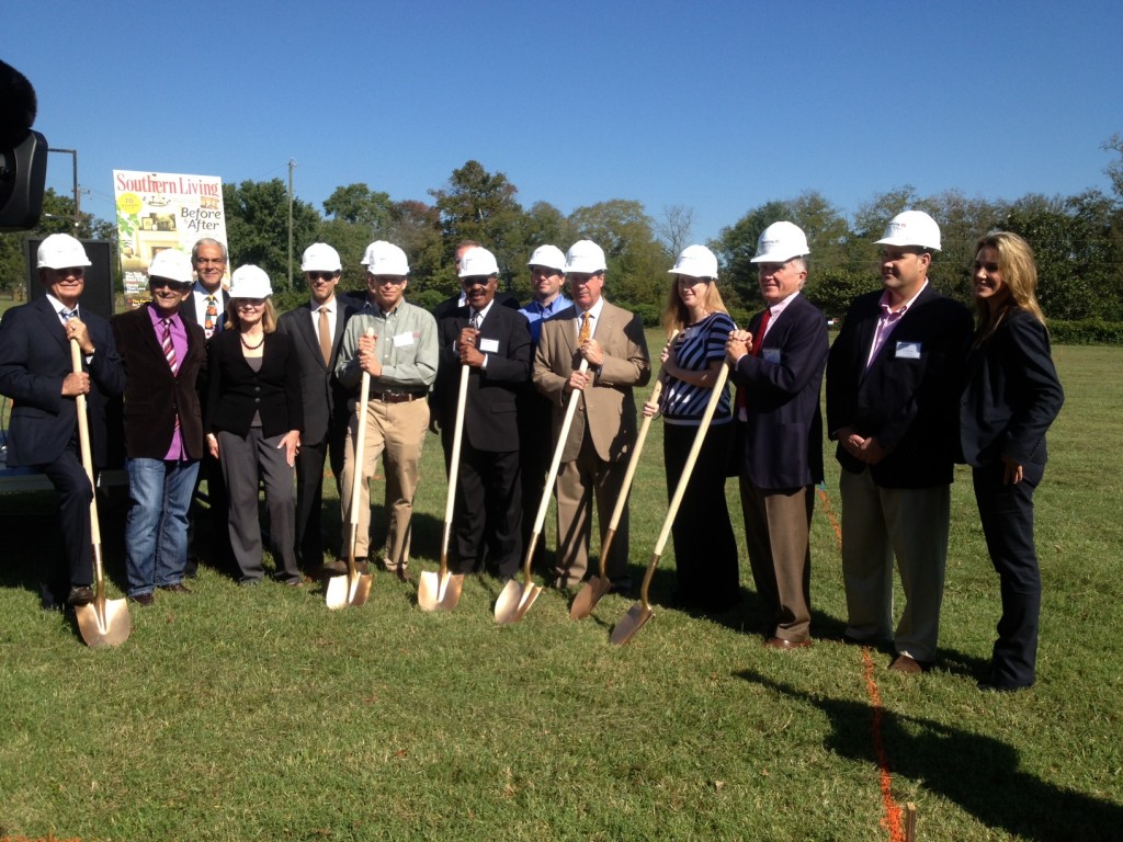 southern living idea house ground breaking nashville