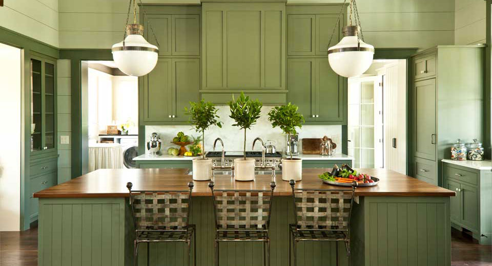 Southern Living Idea House, Nashville TN: Symmetrically Balanced Kitchen