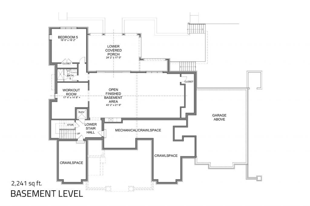 Witherspoon basement floor plan