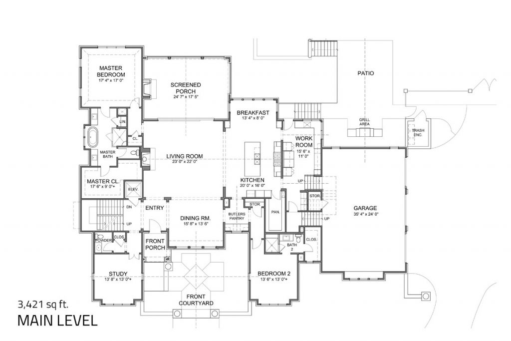 Witherspoon Main Level floor plan