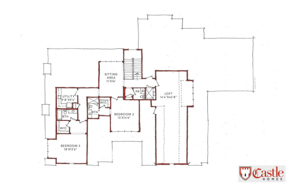 Voce - Second Floor floorplan