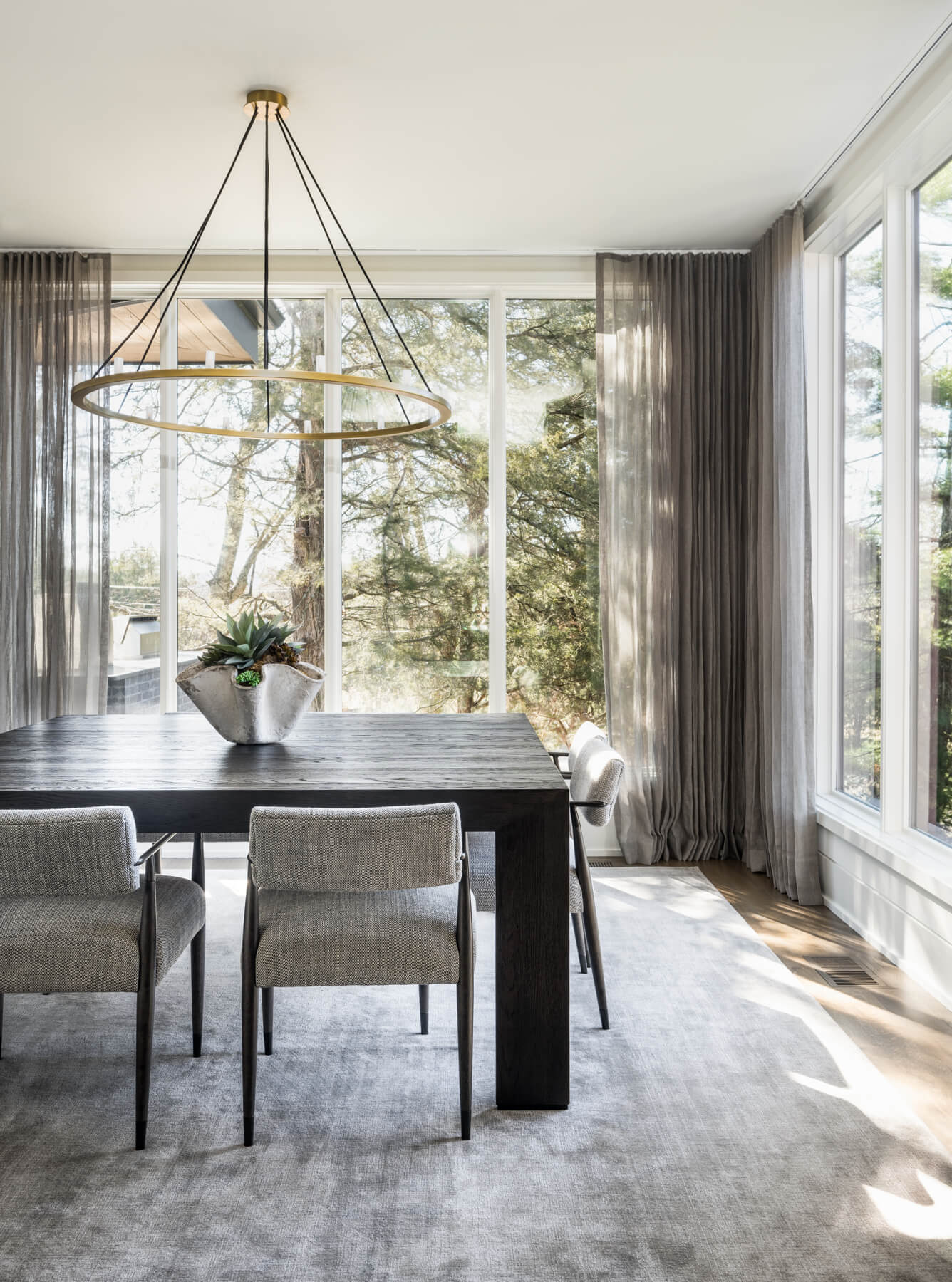 Contemporary Dining Room by Castle Homes